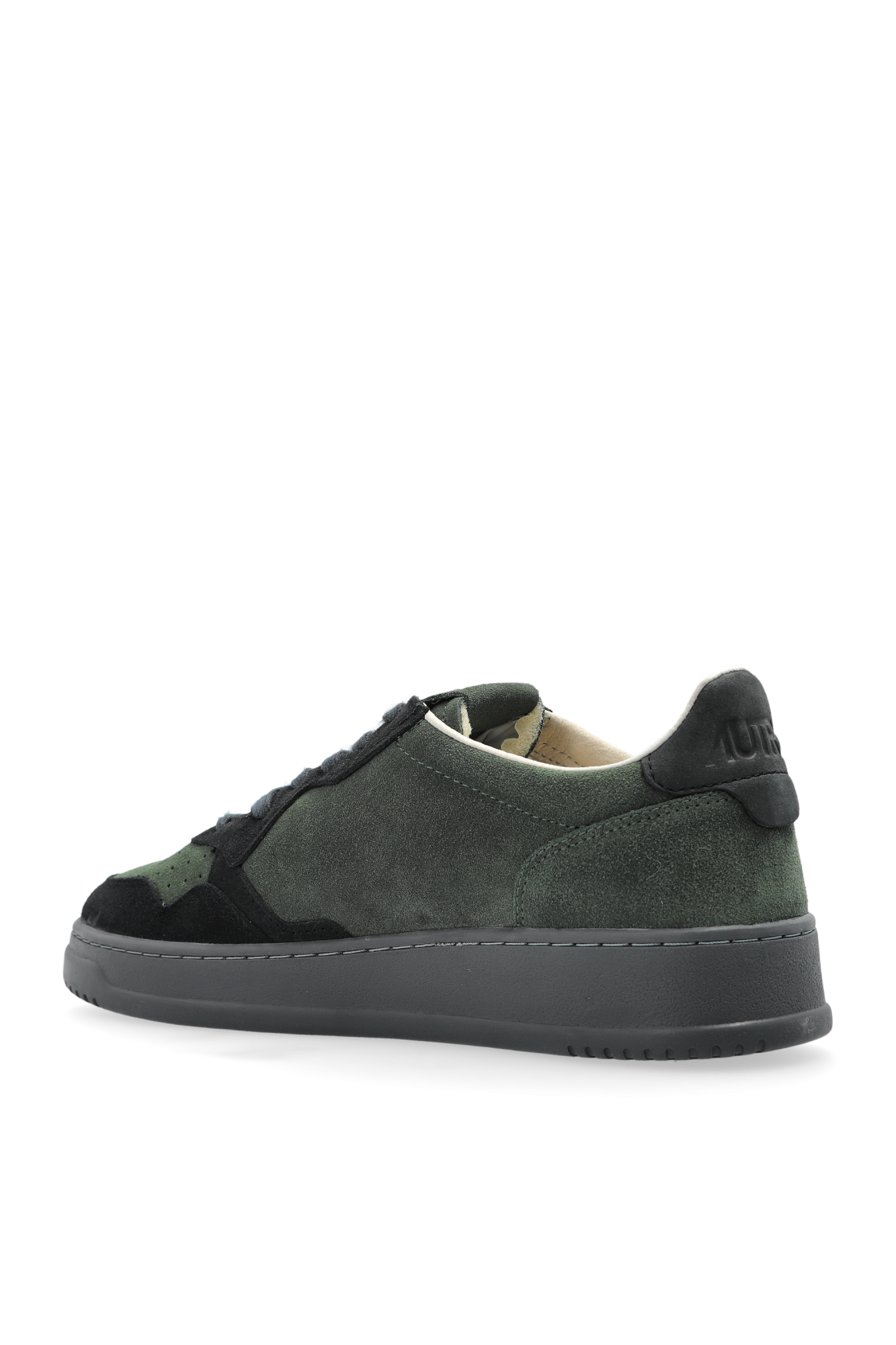 スニーカー AUTRY FW25 Black suede Medalist sneakers (AULM NU02) Autry Medalist Low Sneakers In White And Black Leather With